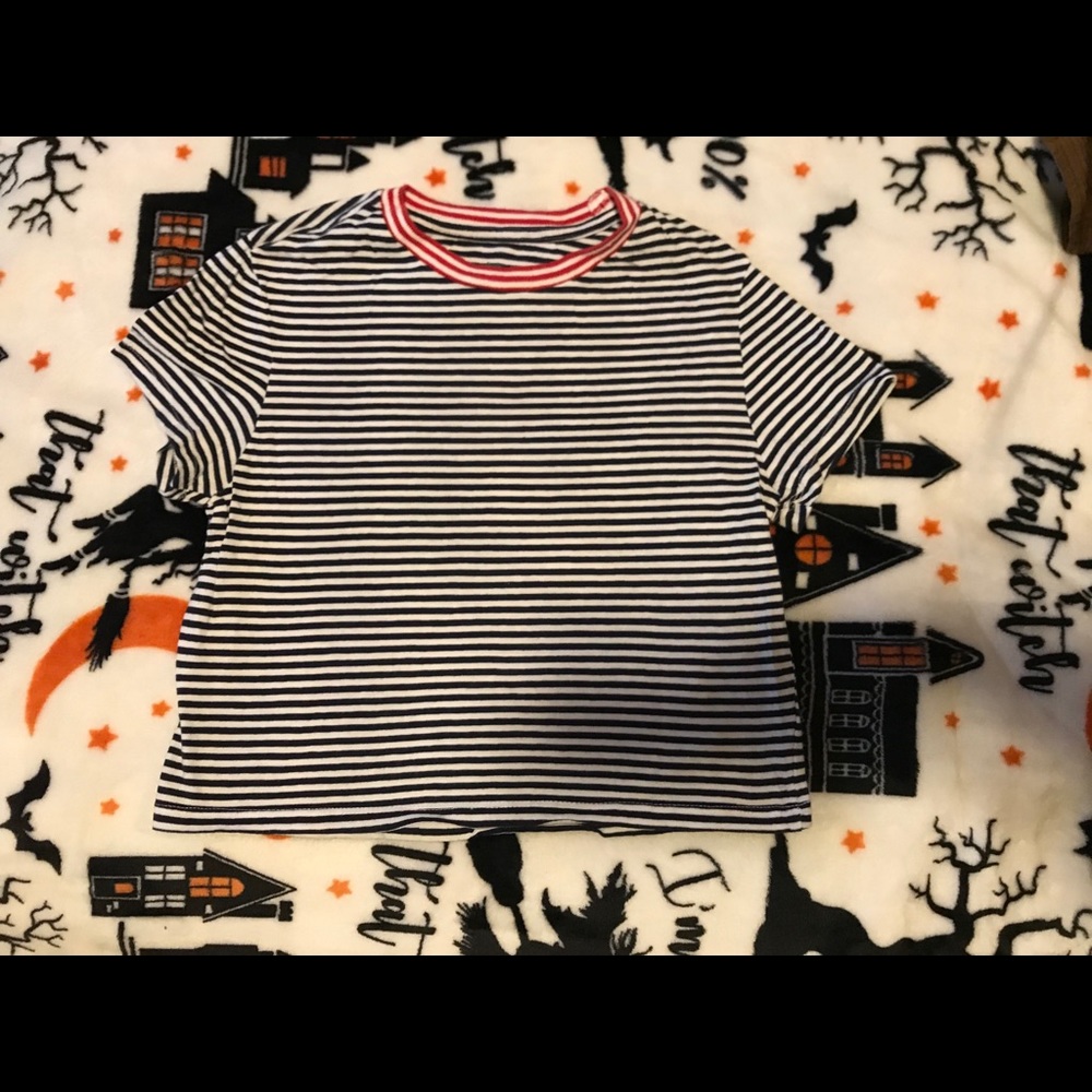 Striped Crop Top